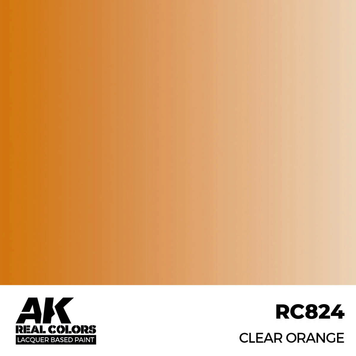 AK RC824 Real Colors Clear Orange 17 ml.