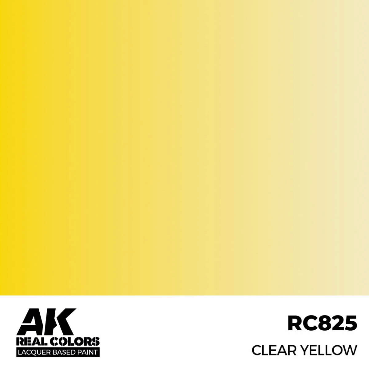 AK RC825 Real Colors Clear Yellow 17 ml.