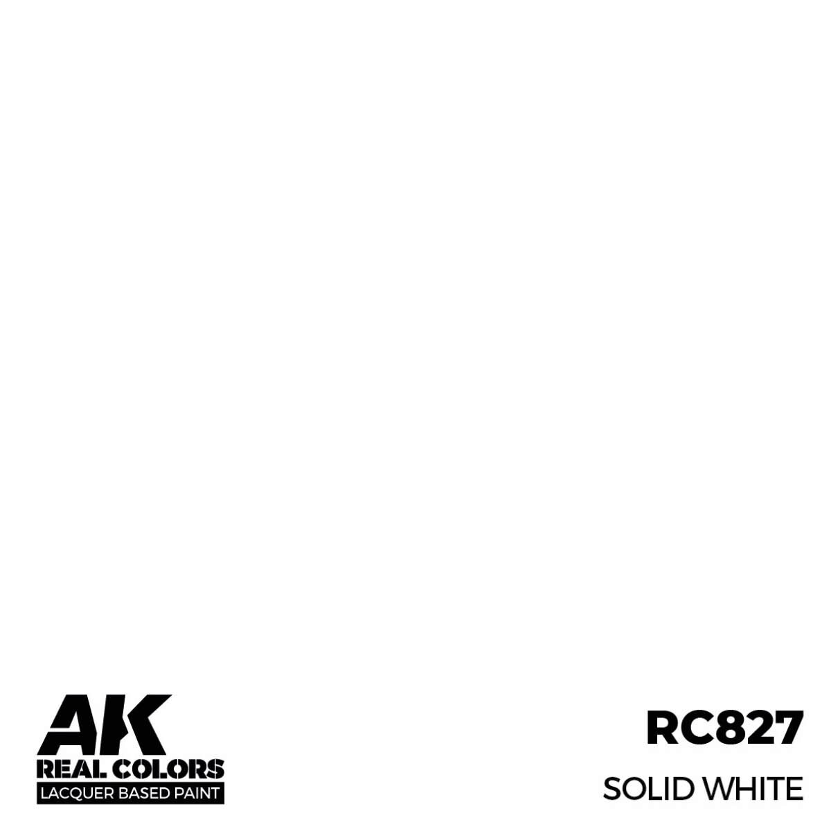 AK RC827 Real Colors Solid White 17 ml.