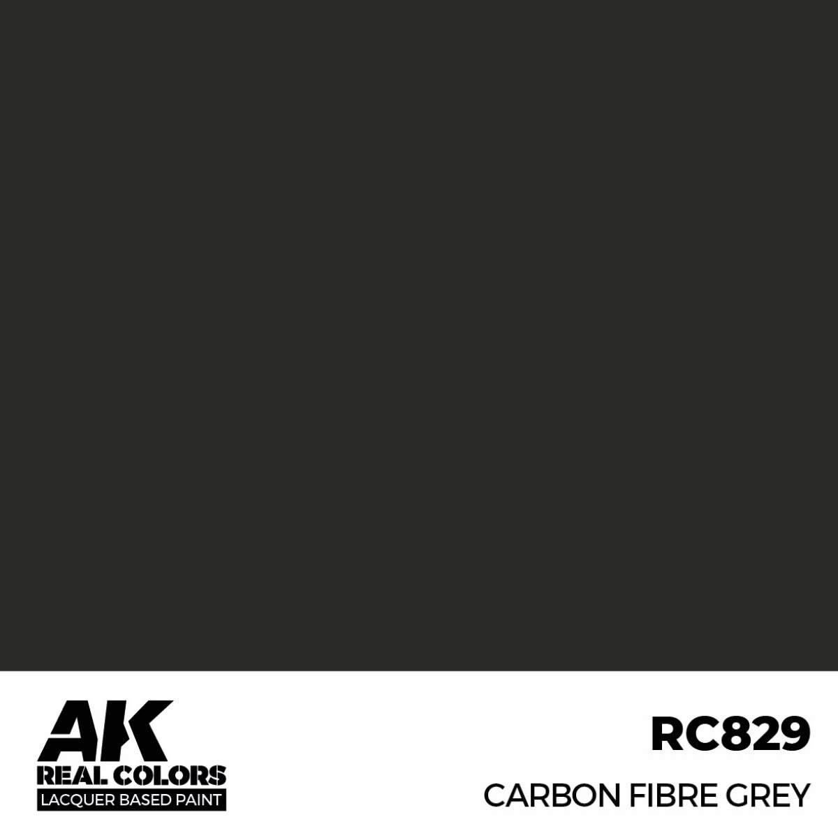 AK RC829 Real Colors Carbon Fibre Grey 17 ml.