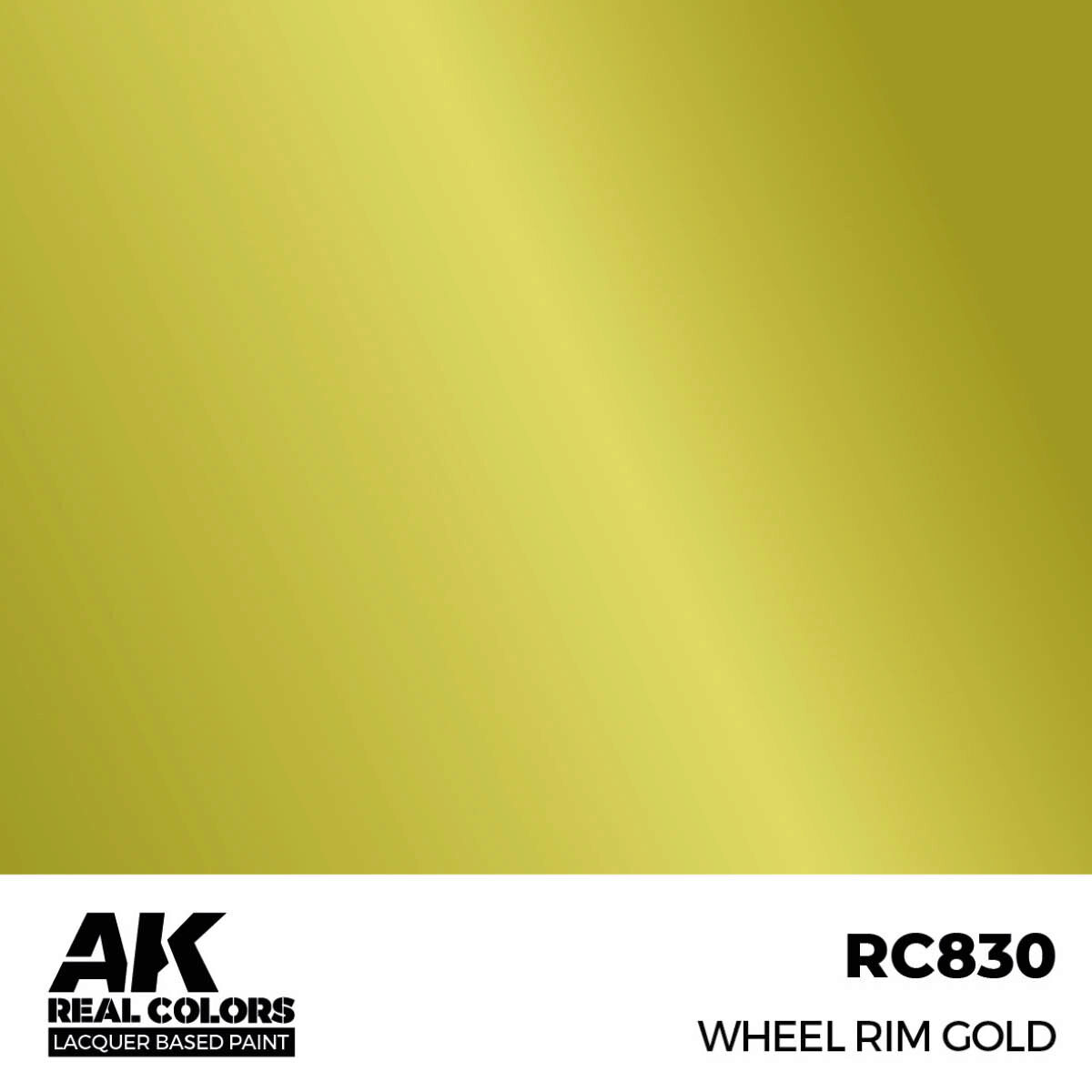 AK RC830 Real Colors Wheel Rim Gold 17 ml,