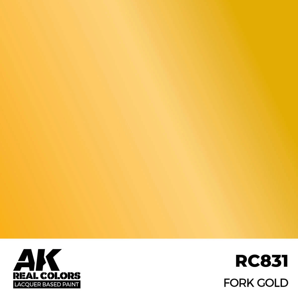AK RC831 Real Colors Fork Gold 17 ml.