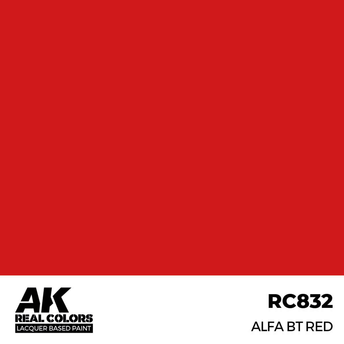 AK RC832 Real Colors Alfa BT Red 17 ml,