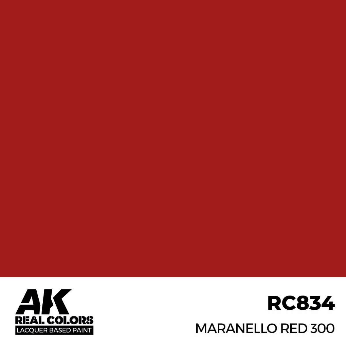 AK RC834 Real Colors Maranello Red 300 17 ml.