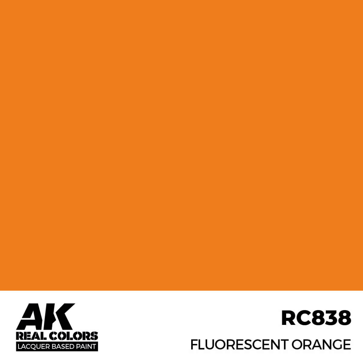 AK RC838 Real Colors Fluorescent Orange 17 ml.