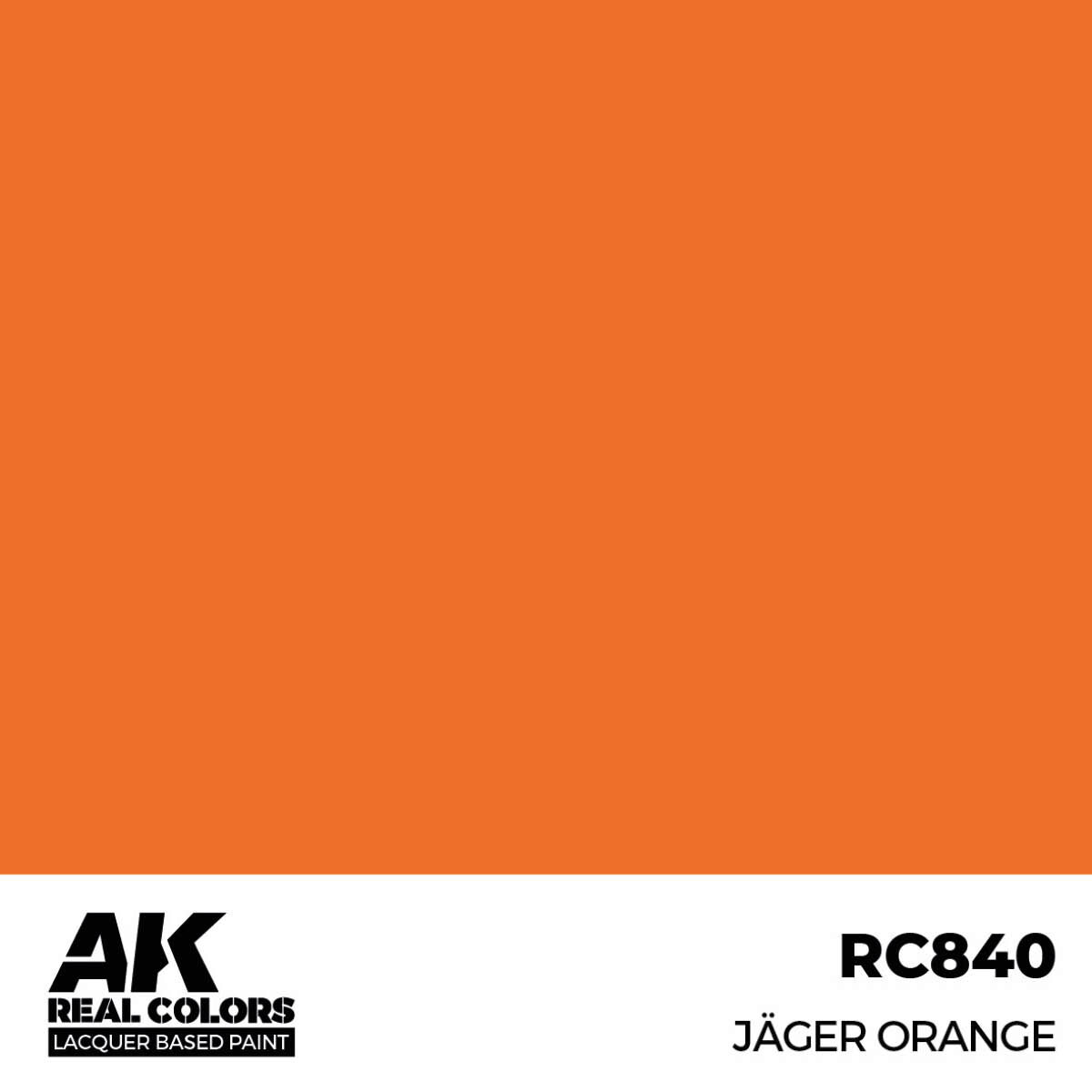 AK RC840 Real Colors Jäger Orange 17 ml.