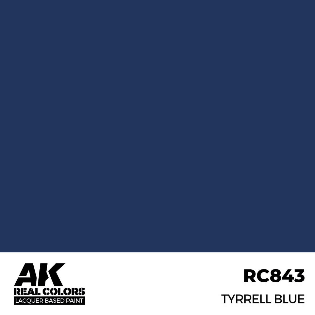 AK RC843 Real Colors Tyrrell Blue 17 ml.