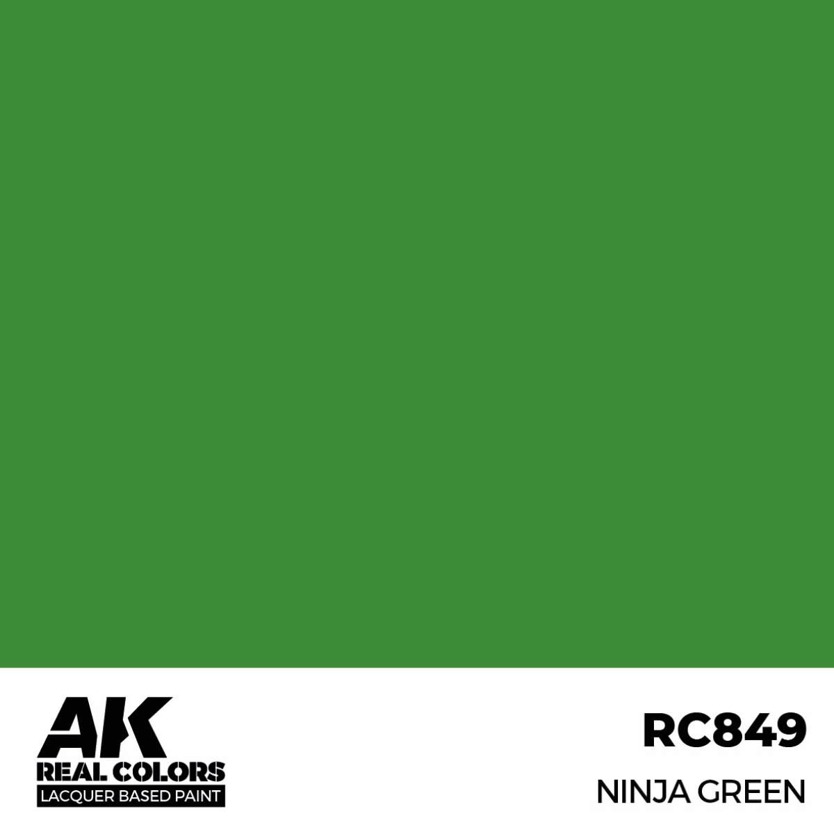 AK RC849 Real Colors Ninja Green 17 ml.