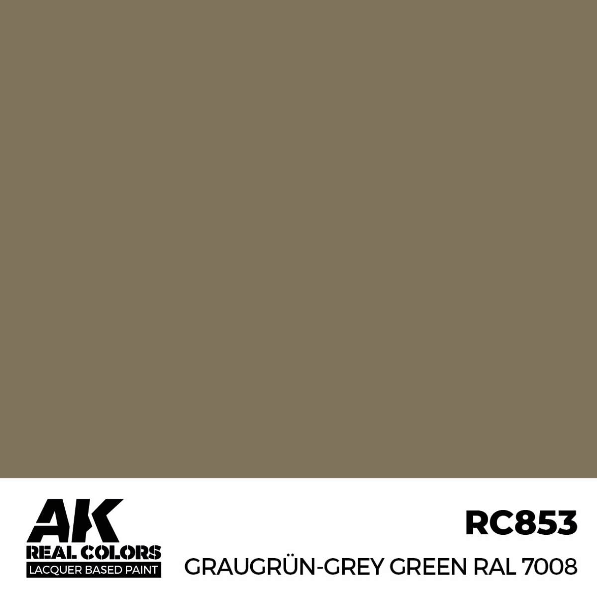 AK RC853 Real Colors Graugrün-Grey Green RAL 7008 17 ml.