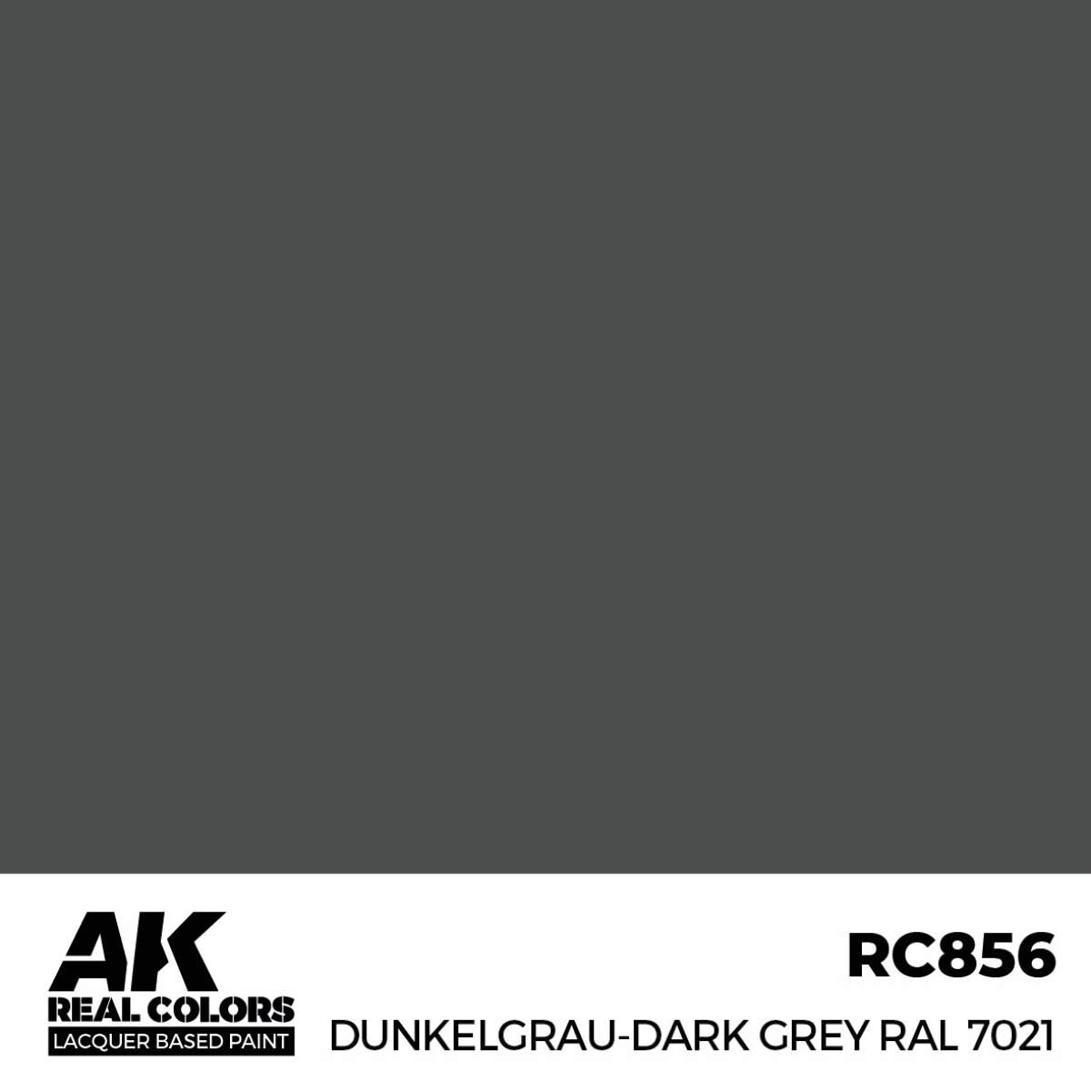 AK RC856 Real Colors Dunkelgrau-Dark Grey RAL 7021 17 ml.