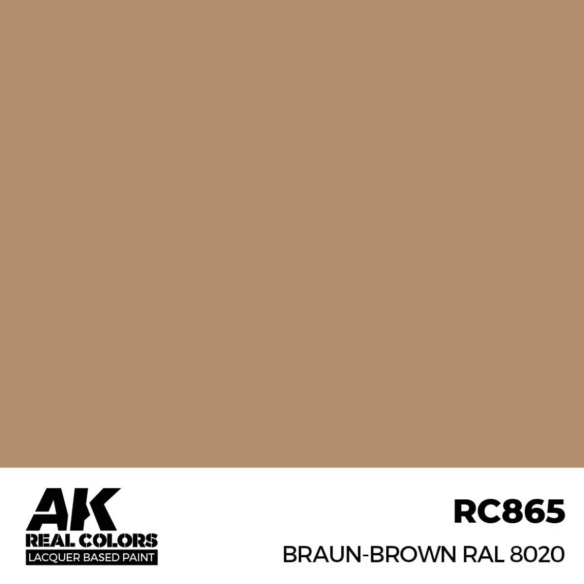 AK RC865 Real Colors Braun-Brown RAL 8020 17 ml.