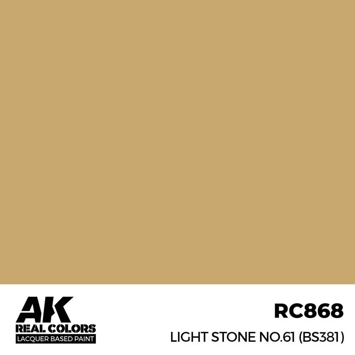 AK RC868 Real Colors Light Stone No.61 (BS381) 17 ml.