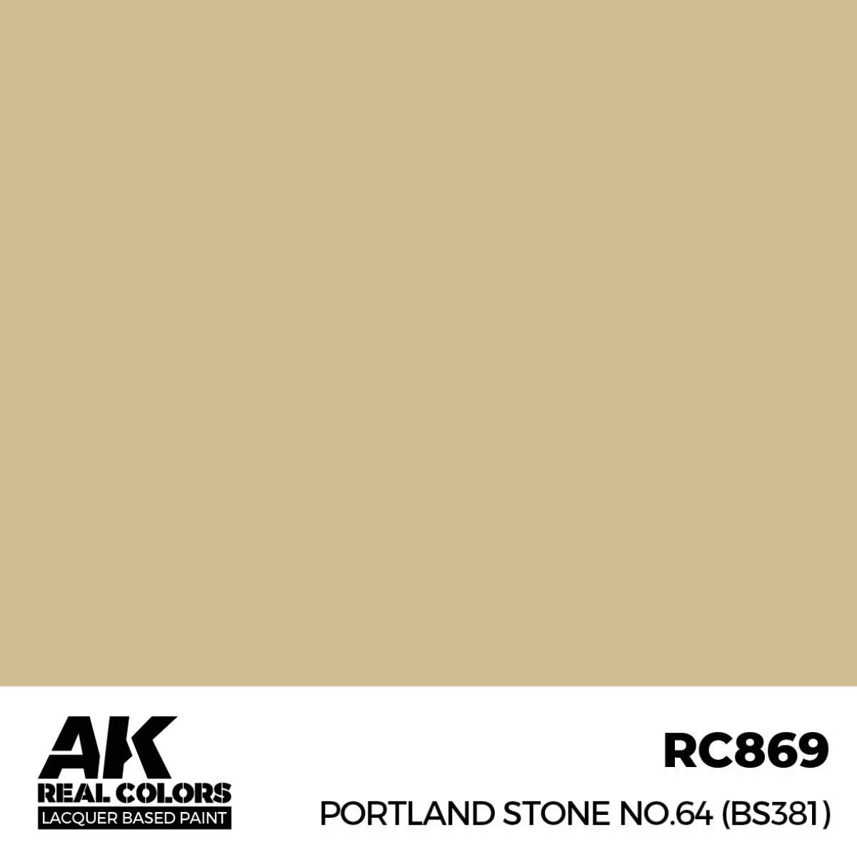 AK RC869 Real Colors Portland Stone No.64 (BS381) 17 ml.