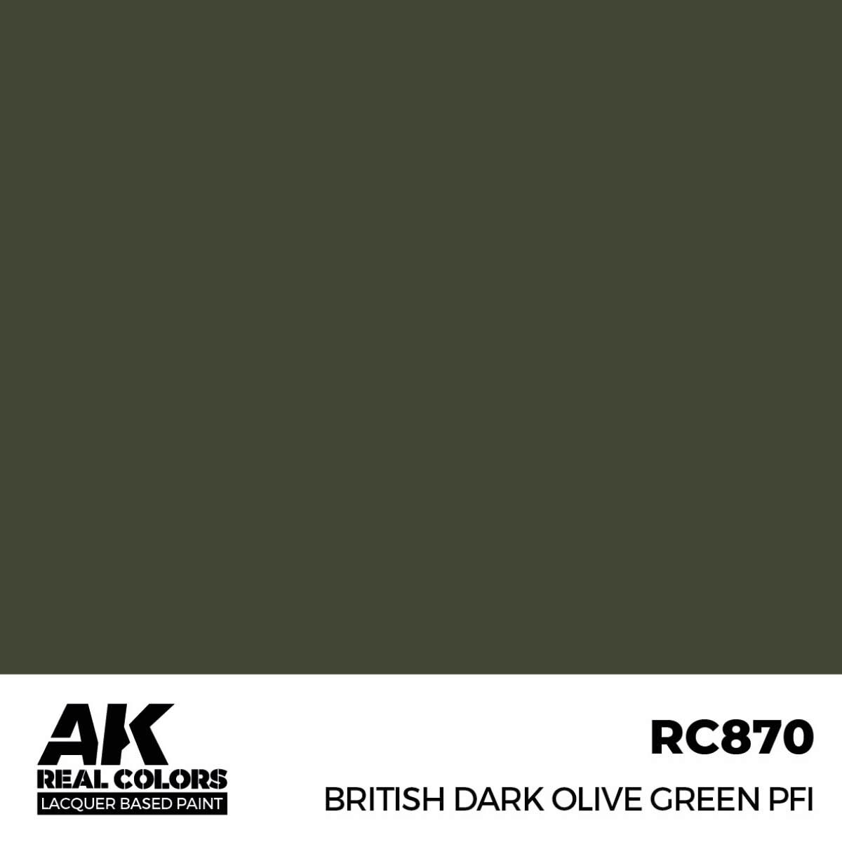 AK RC870 Real Colors British Dark Olive Green PFI 17 ml.