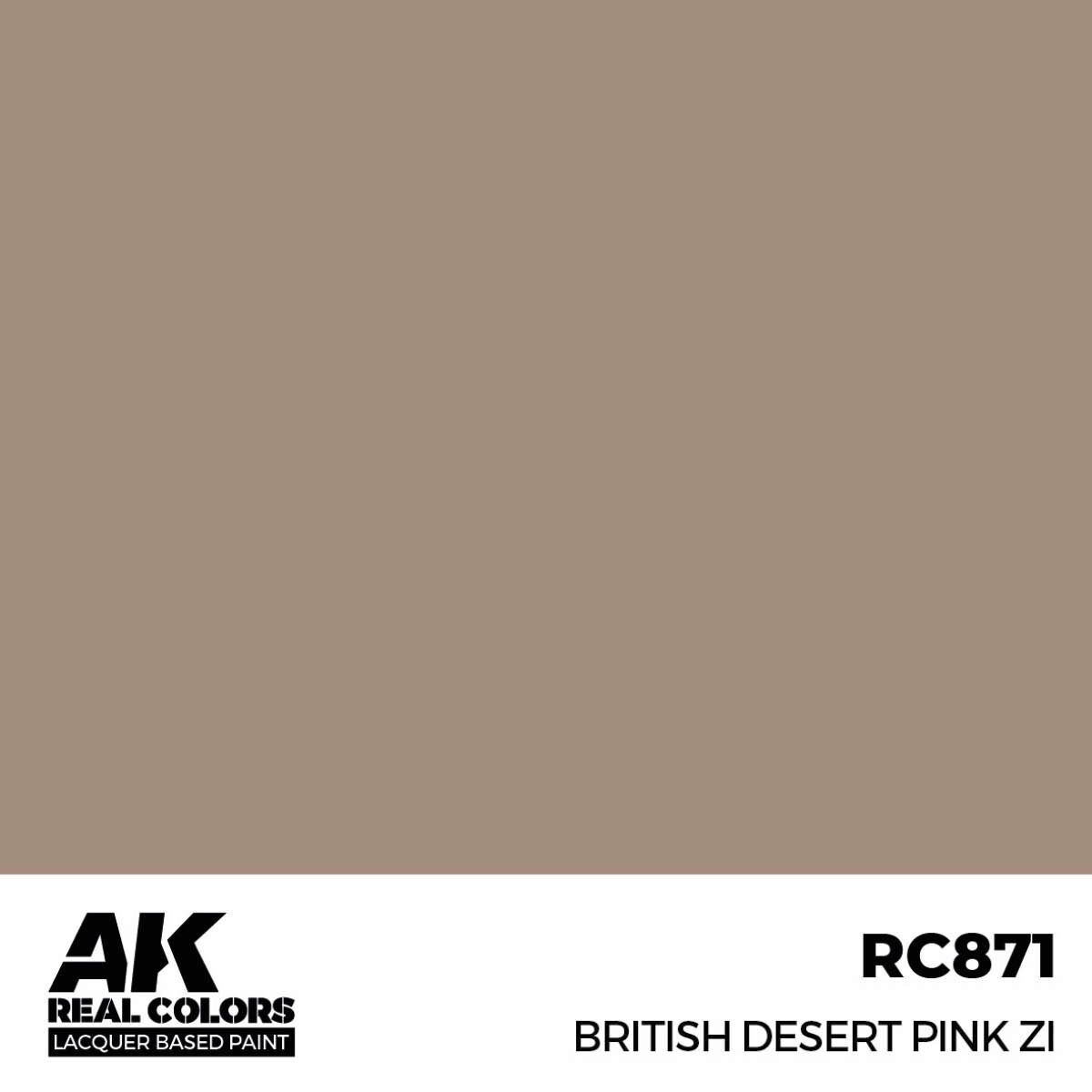 AK RC871 Real Colors Bristish Desert Pink ZI 17 ml.