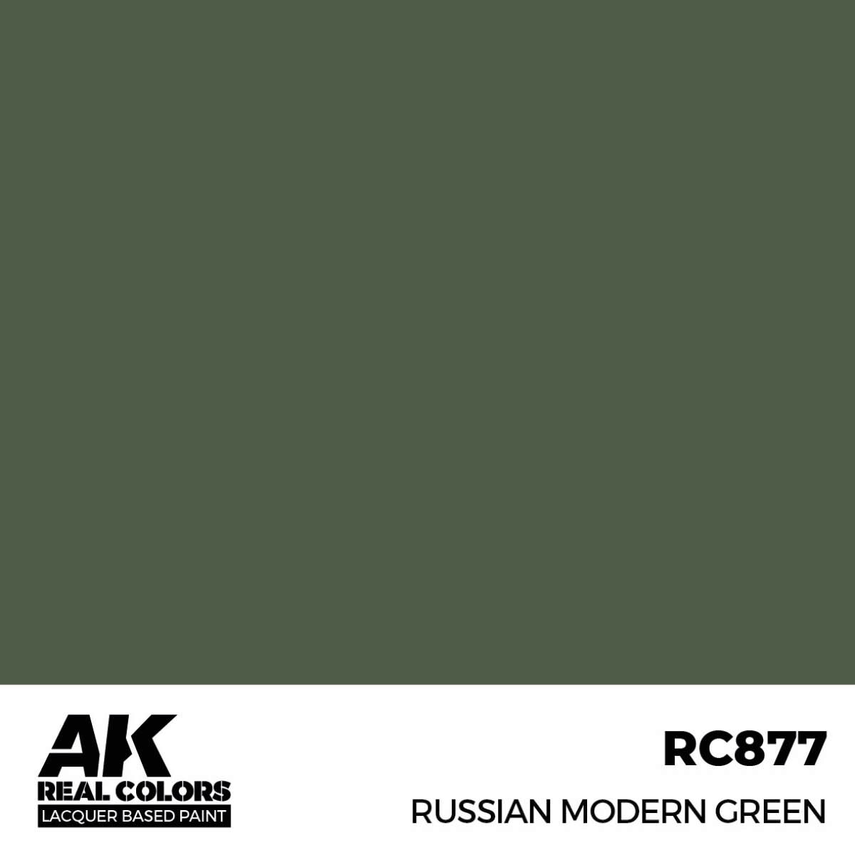 AK RC877 Real Colors Russian Modern Green 17 ml.