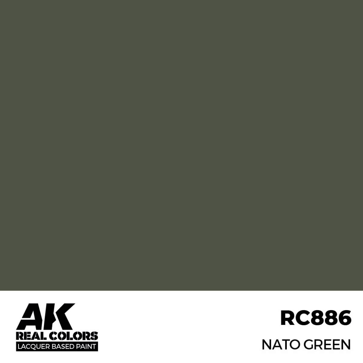 AK RC886 Real Colors NATO Green 17 ml.