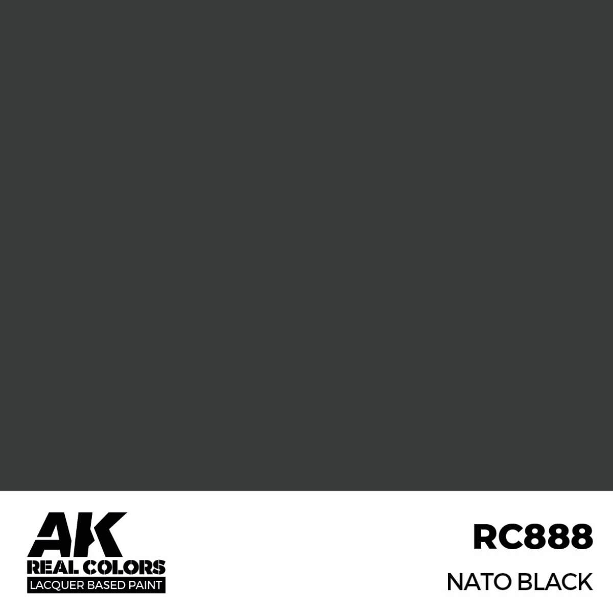 AK RC888 Real Colors NATO Black 17 ml.