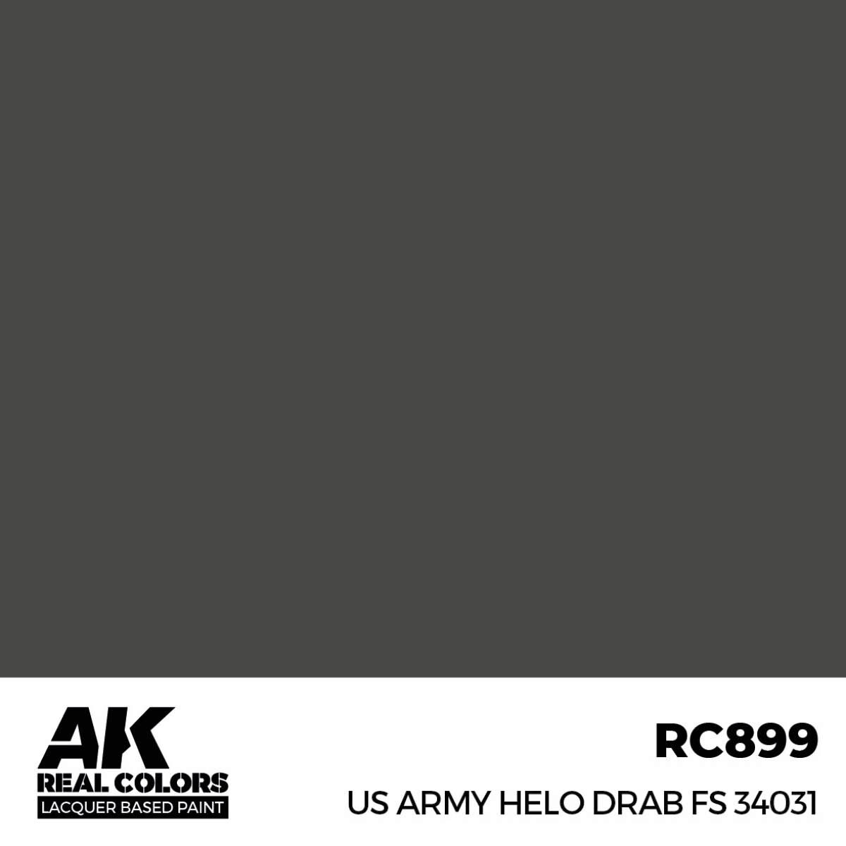 AK RC899 Real Colors US Army Helo Drab FS 34031 17 ml.