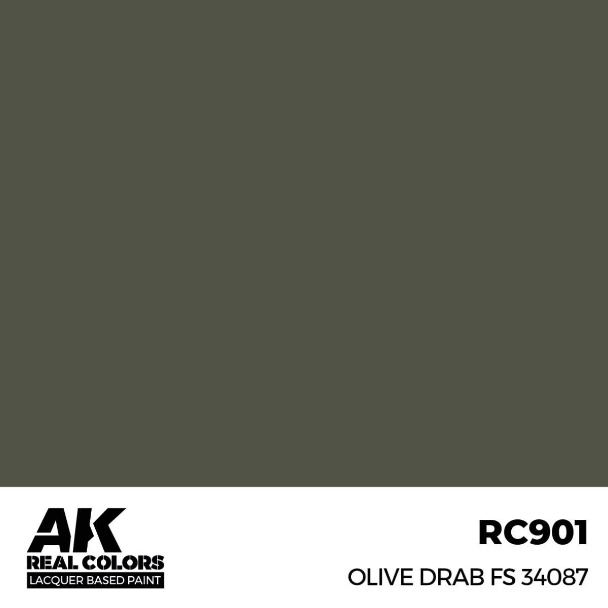 AK RC901 Real Colors Olive Drab FS 34087 17 ml.