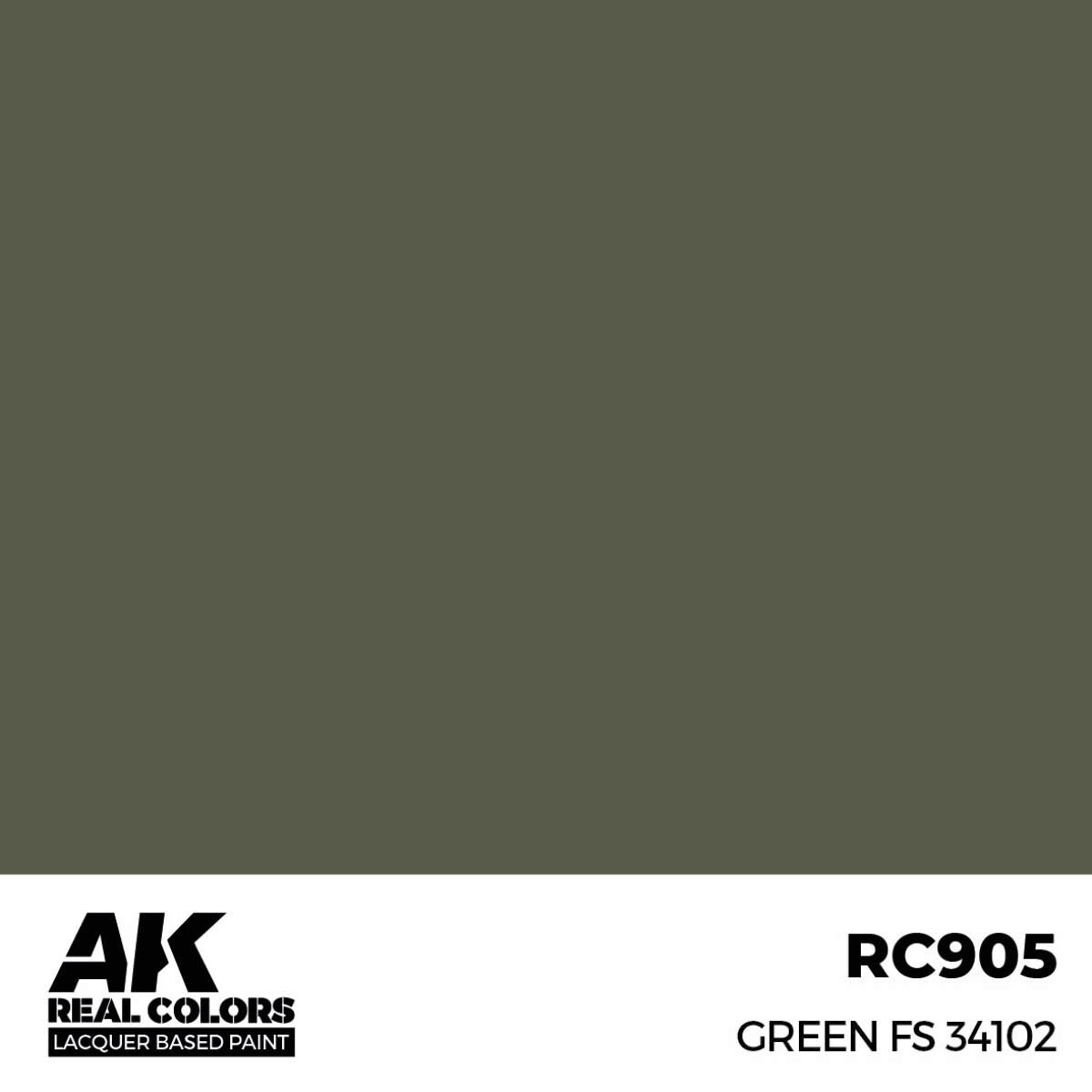 AK RC905 Real Colors Green FS 34102 17 ml.