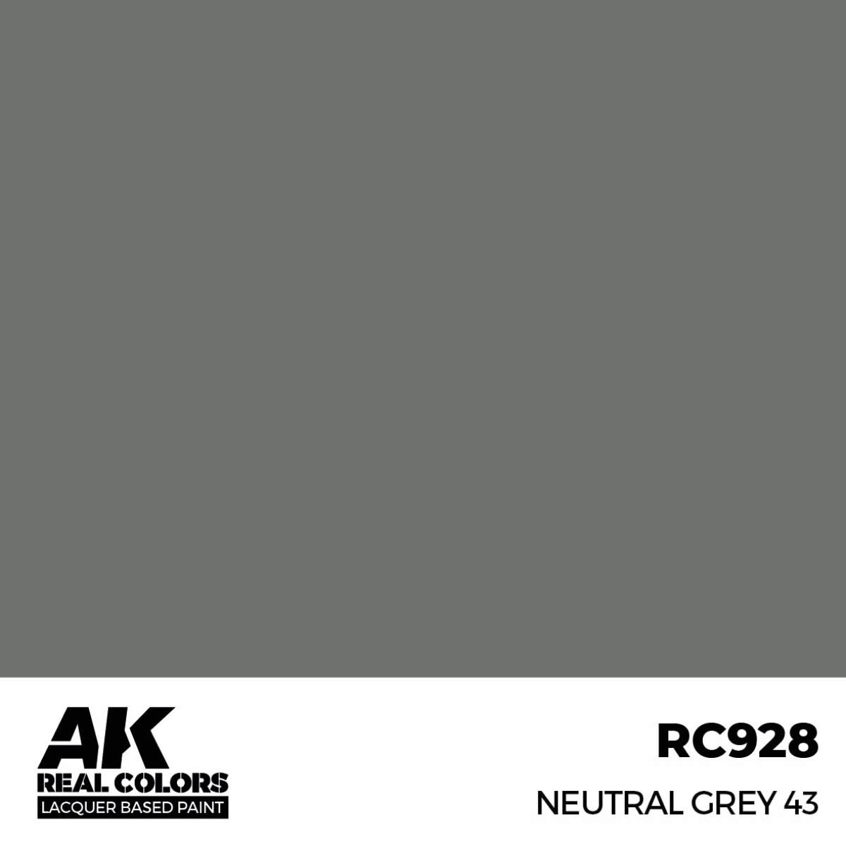 AK RC928 Real Colors Neutral Grey 43 17 ml.