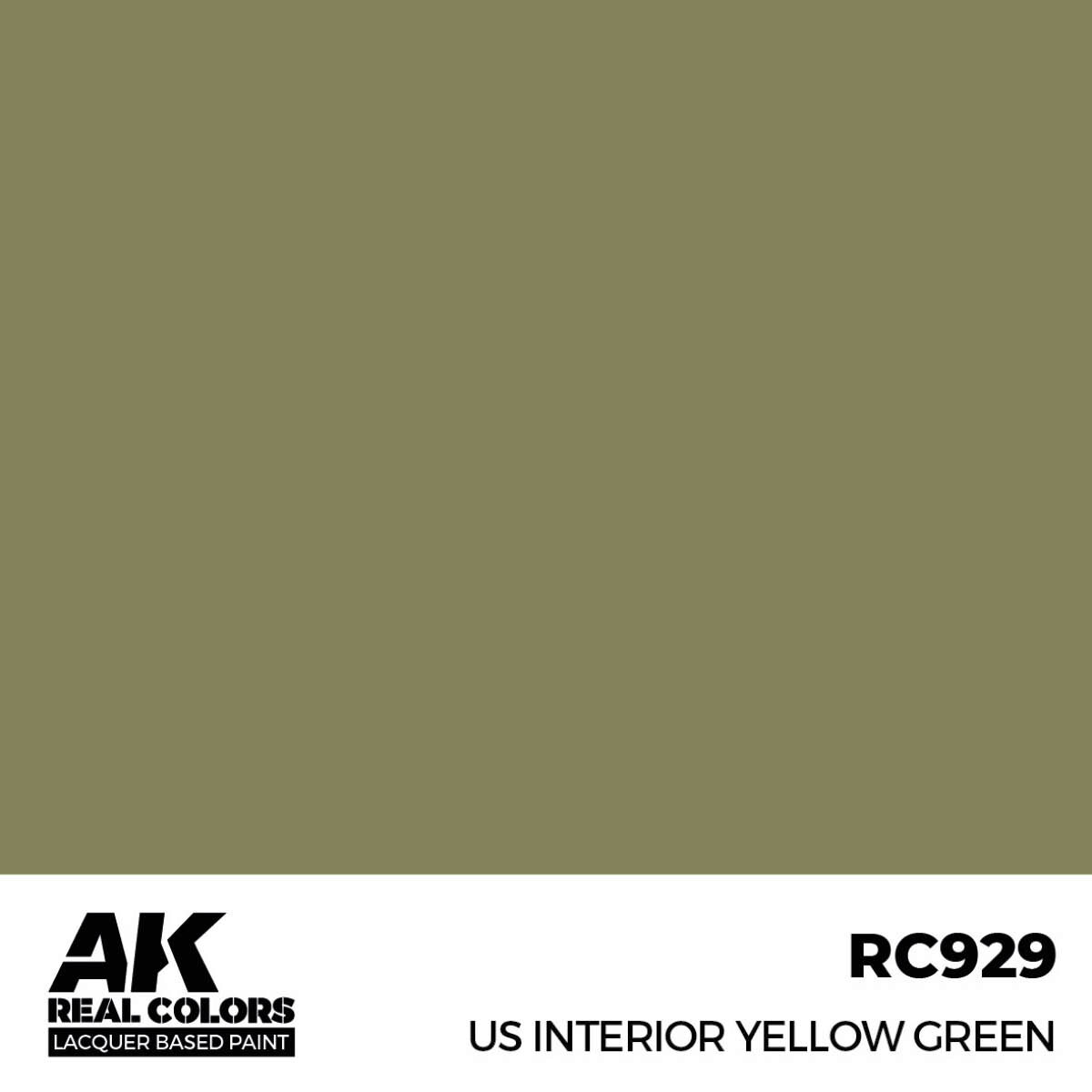 AK RC929 Real Colors US Interior Yellow Green 17 ml.