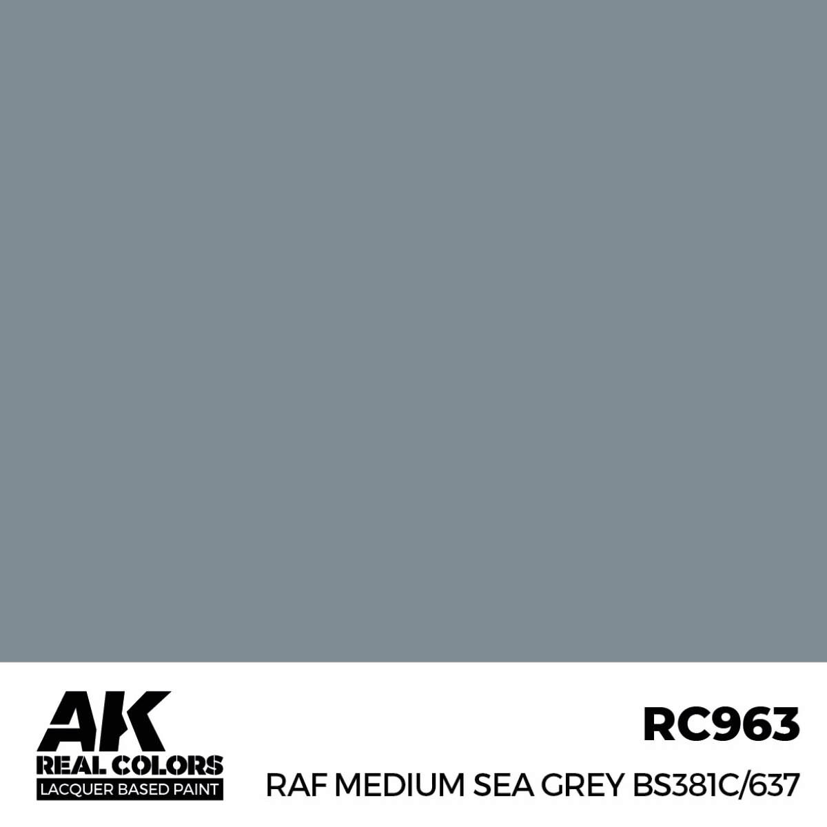 AK RC963 Real Colors RAF Medium Sea Grey BS381C/637 17 ml.