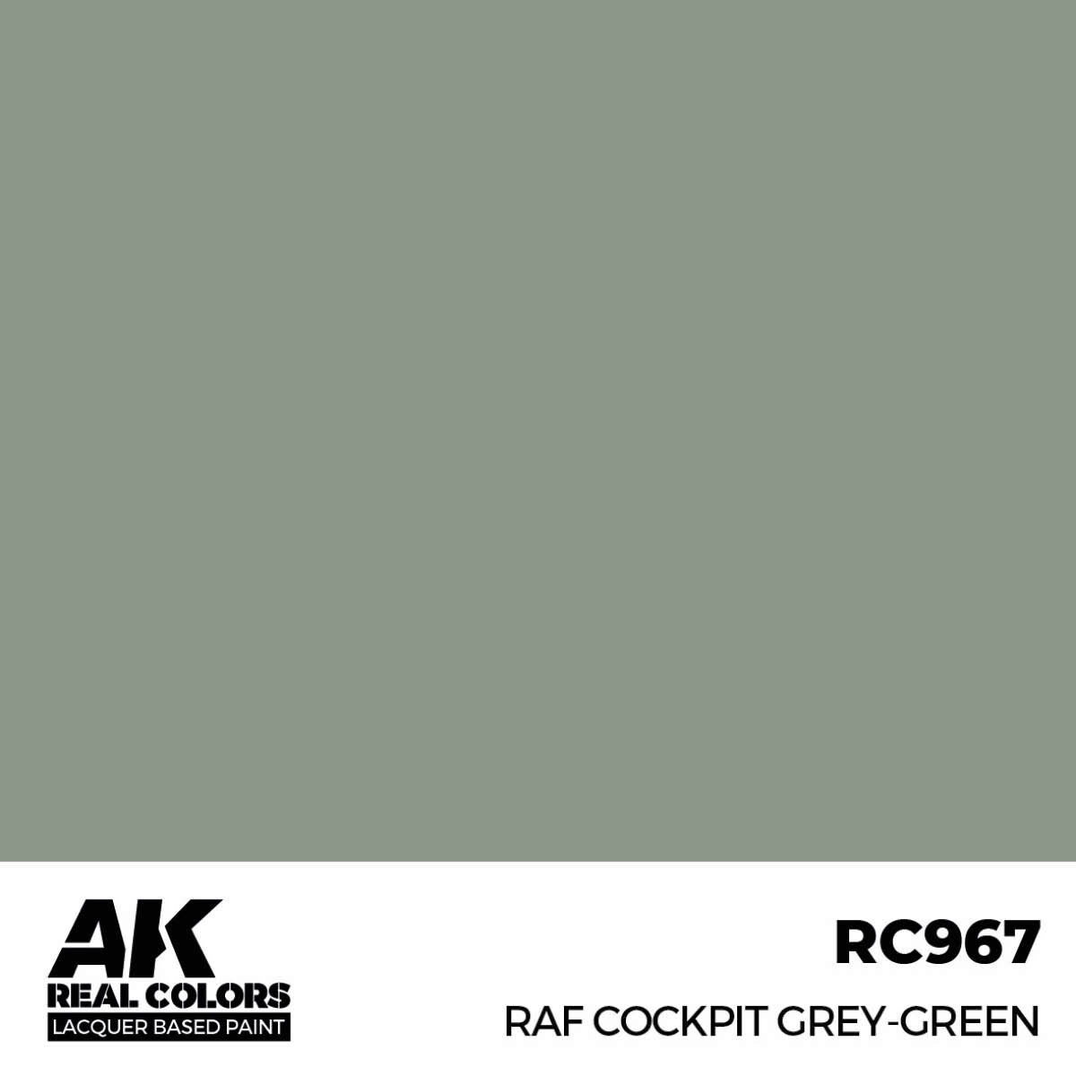 AK RC967 Real Colors RAF Cockpit Grey-Green 17 ml.