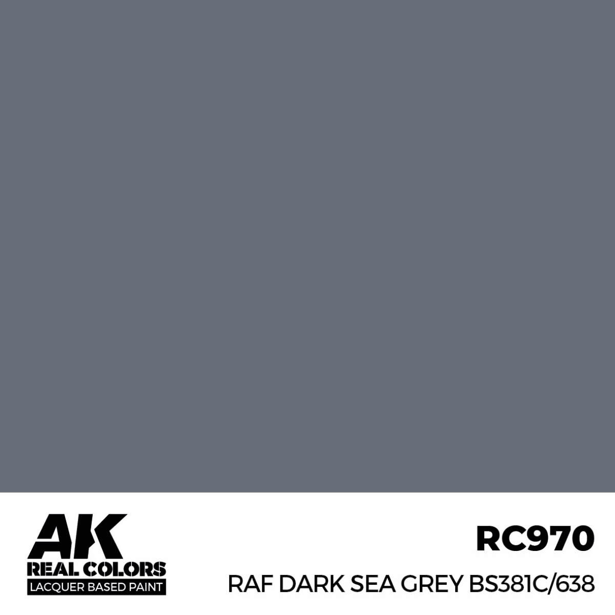 AK RC970 Real Colors RAF Dark Sea Grey BS381C/638 17 ml.