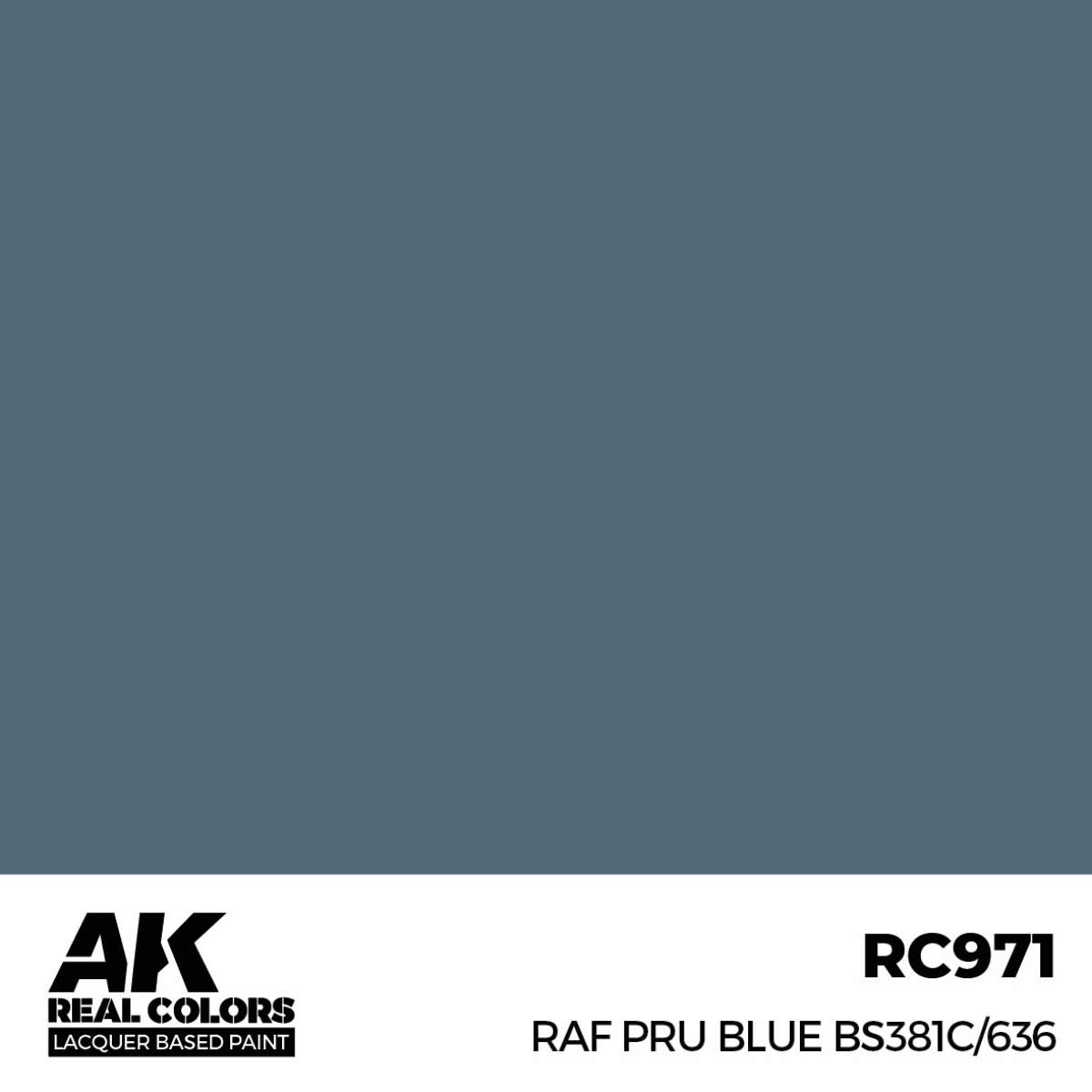 AK RC971 Real Colors RAF PRU Blue BS381C/636 17 ml.