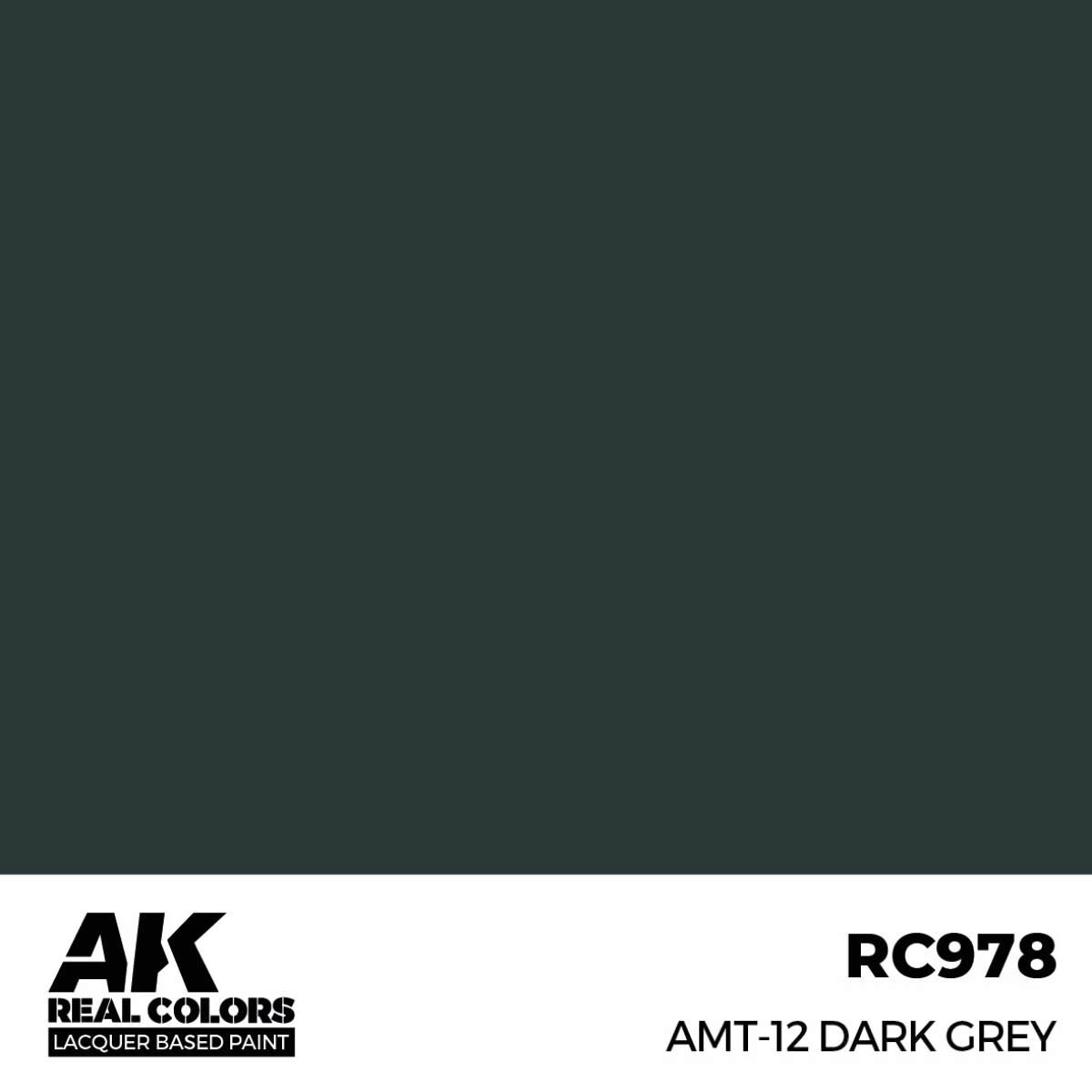 AK RC978 Real Colors AMT-12 Dark Grey 17 ml.