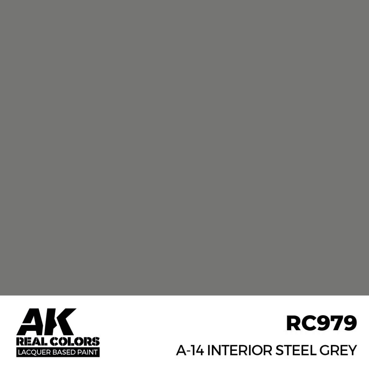 AK RC979 Real Colors A-14 Interior Steel Grey 17 ml.
