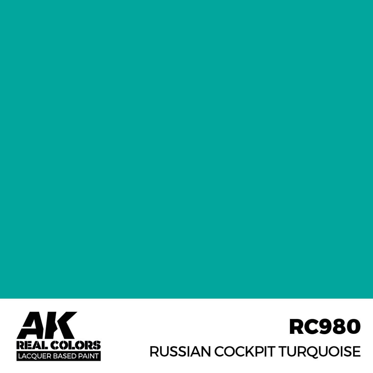 AK RC980 Real Colors Russian Cockpit Torquoise 17ml.