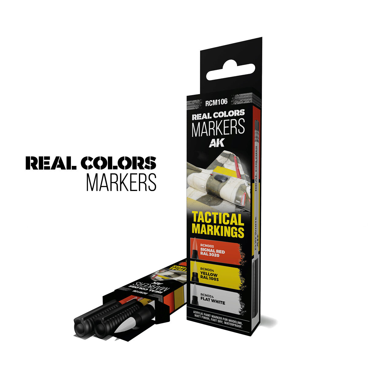 AK RCM106 TACTICAL MARKINGS - SET 3 REAL COLORS MARKERS