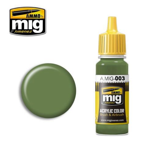 Ammo AMIG0003 Acryl Farbe RAL 6011 RESEDAGRÜN (17 mL)