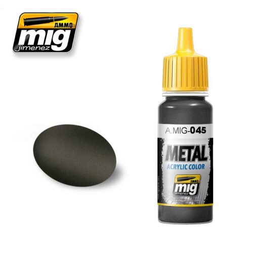 Ammo AMIG0045 Metal Acryl Farbe GUN METAL (17 mL)