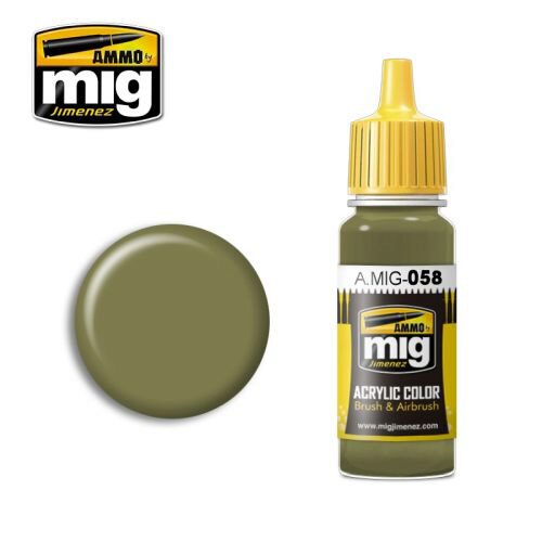 Ammo AMIG0058 Acryl Farbe LIGHT GREEN KHAKI (17 mL)