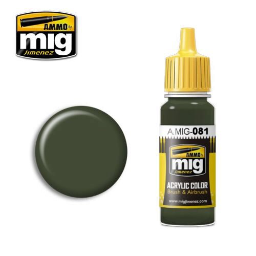 Ammo AMIG0081 Acryl Farbe US OLIVE DRAB VIETNAM ERA (FS 24087) (17 mL)