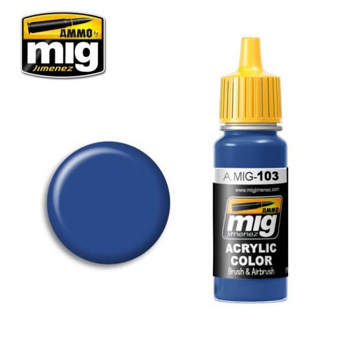 Ammo AMIG0103 Acryl Farbe MEDIUM BLUE (17 mL)