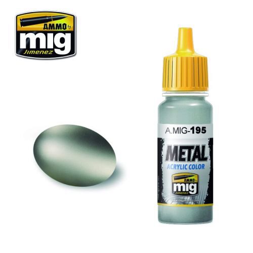 Ammo AMIG0195 Metal Acryl Farbe SILVER (17 mL)