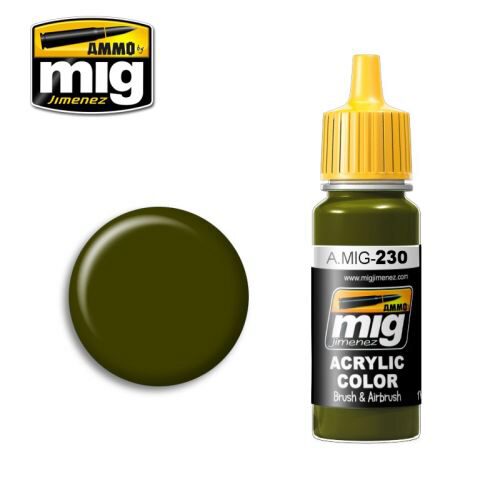 Ammo AMIG0230 Acryl Farbe RLM 82 CAMO GREEN (17 mL)