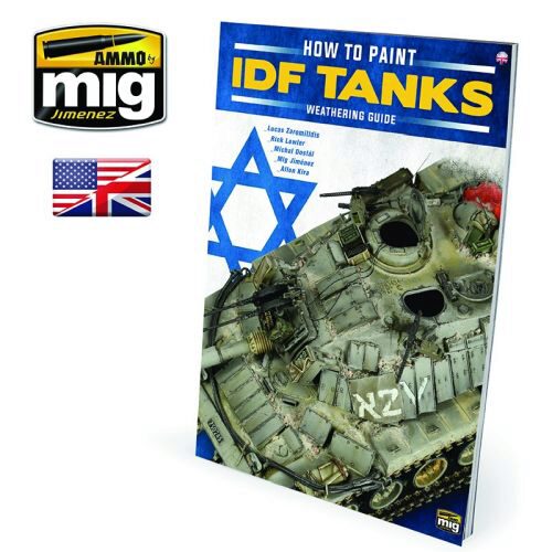 Ammo AMIG6128 THE WEATHERING SPECIAL - HOW TO PAINT IDF TANKS - WEATHERING GUIDE ENGLISH