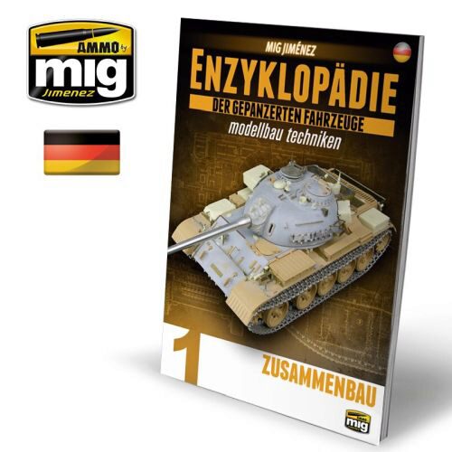 Ammo AMIG6180 ENCYCLOPEDIA OF ARMOUR MODELLING TECHNIQUES VOL. 1 - CONSTRUCTION GERMAN