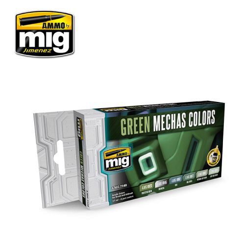 Ammo AMIG7149 GREEN MECHAS COLORS