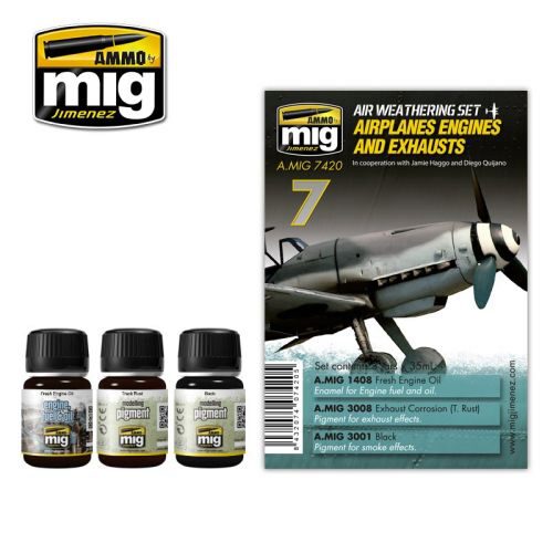 Ammo AMIG7420 AIRPLANES ENGINES AND EXHAUSTS