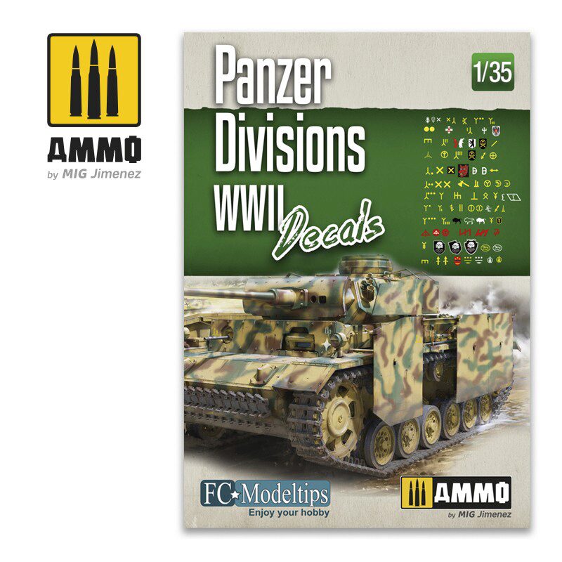 Ammo AMIG8061 Decals für PANZER DIVISIONS WWII. 1/35