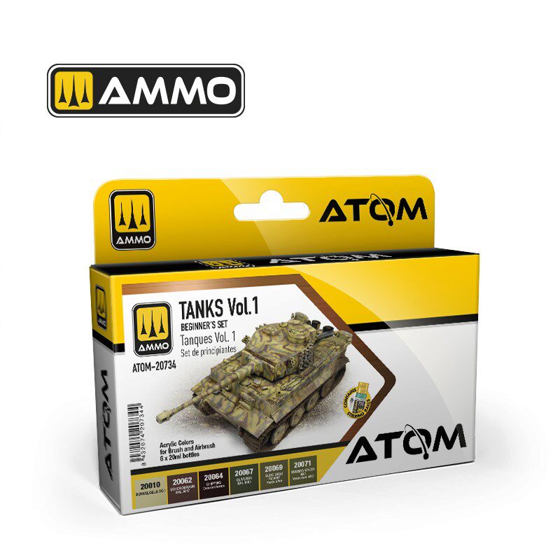 Ammo ATOM-20734 ATOM Beginners Set: Tanks Vol.1