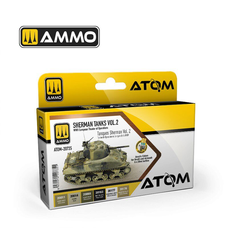 Ammo ATOM-20735 ATOM Sherman Tanks Vol. 2 (WWII European Theater of Operations)