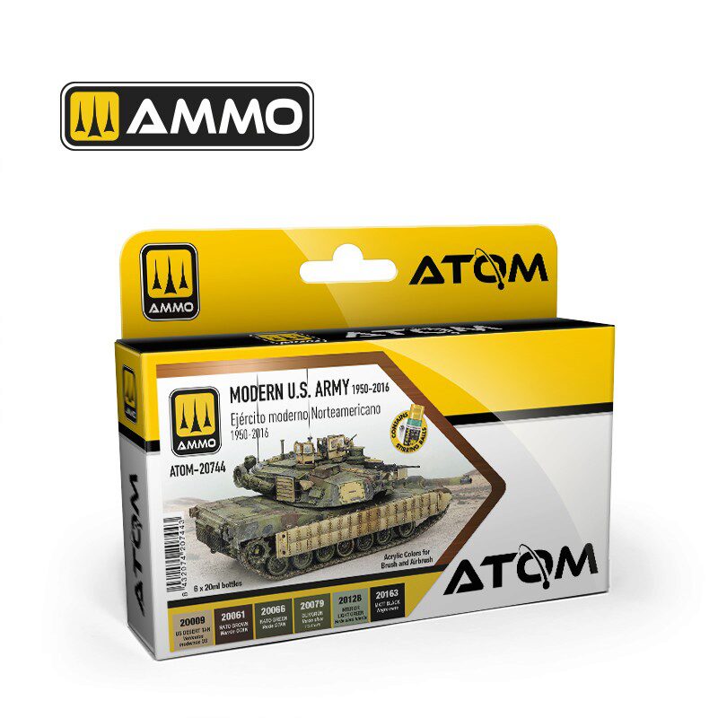 Ammo ATOM-20744 ATOM Modern U.S. Army 1950-2016